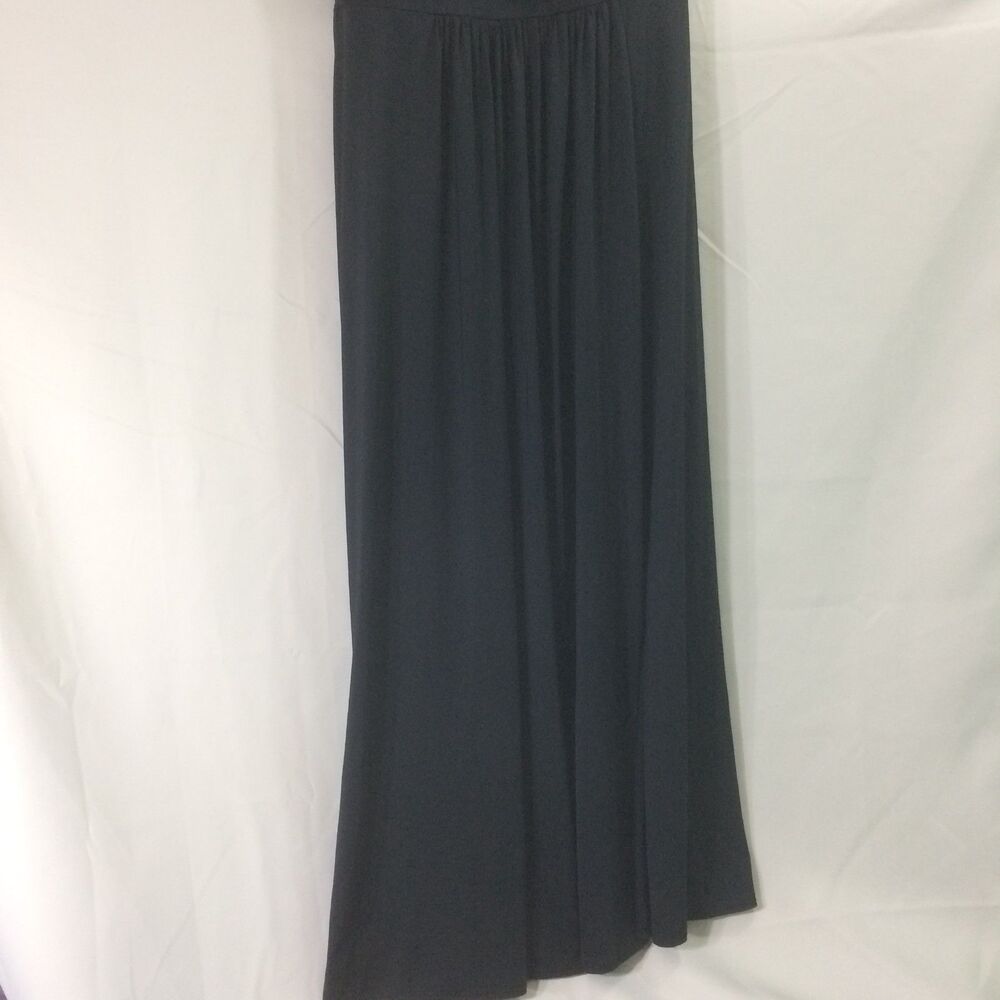 NEW Popilush Black Shapewear Maxi Dress Built In Bra Formal Slit XXL NO TIE - Picture 5 of 10